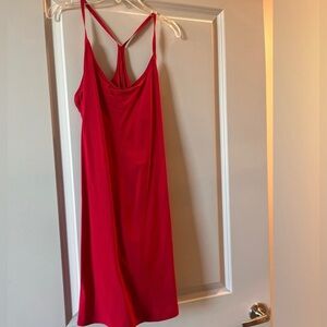 Outdoor voices exercise dress red